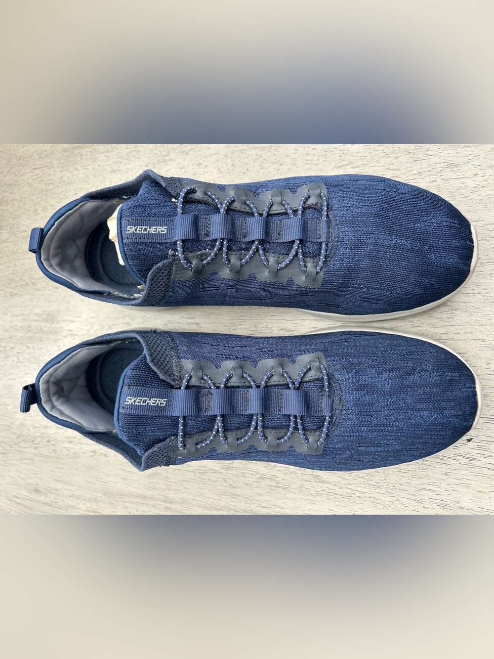 Skechers Ultra Flex 2.0 Cryptic Men 12 Navy Blue Slip On Air Cooled Memory Foam - Picture 8 of 11